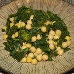 Spiced Kale and Chickpeas