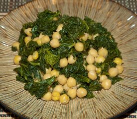 Spiced Kale and Chickpeas