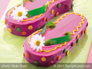 Betty Crocker Flip Flops Cake