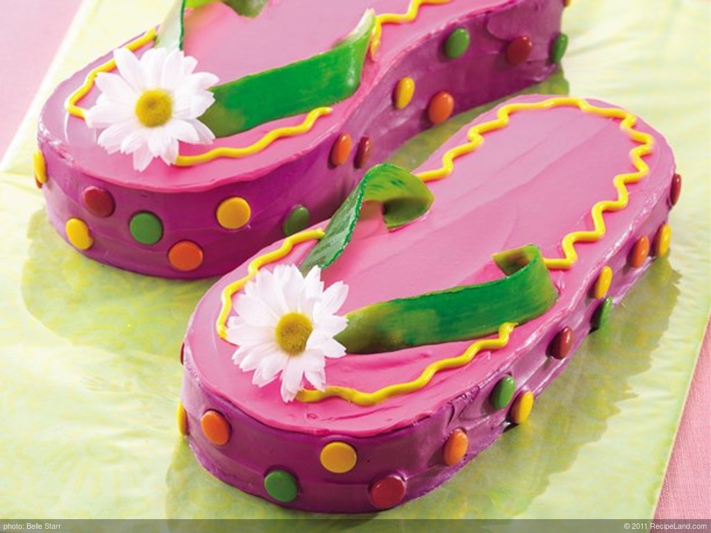 Betty Crocker Flip Flops Cake