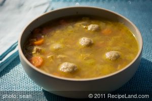 Ashkenazic Chicken Soup and Matzo Balls with Fresh Dill