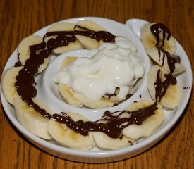 Chocolate and Yogurt Banana