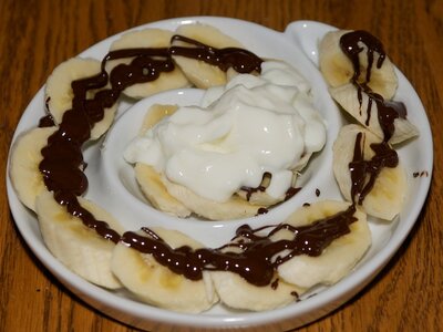 Chocolate and Yogurt Banana