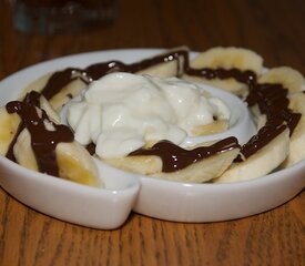 Chocolate and Yogurt Banana