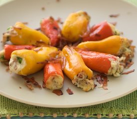 Ricotta Stuffed Sweet Baby Peppers