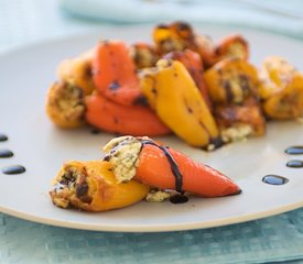 Goat Cheese and Herbs Stuffed Baby Peppers