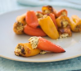 Goat Cheese and Herbs Stuffed Baby Peppers