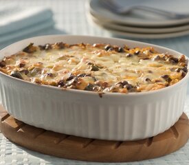 Cheesy Black Bean Enchilada Casserole