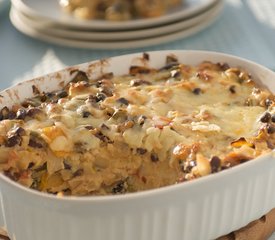 Cheesy Black Bean Enchilada Casserole