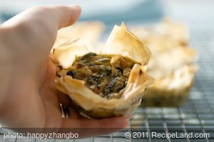 Spinach and Feta Phyllo Muffins