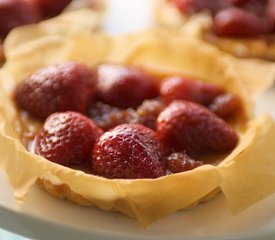 Berries and Ricotta  Mini Phyllo Tarts