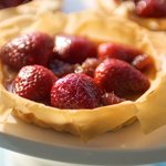 Berries and Ricotta  Mini Phyllo Tarts