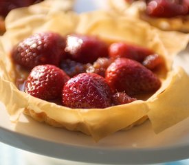 Berries and Ricotta  Mini Phyllo Tarts