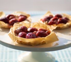 Berries and Ricotta  Mini Phyllo Tarts