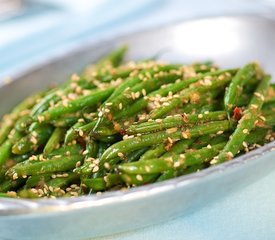 Asian Simple Spicy Sautéed Green Beans