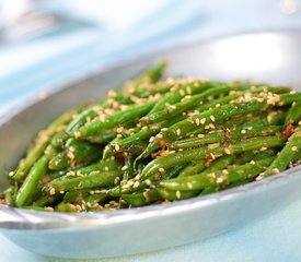 Asian Simple Spicy Sautéed Green Beans