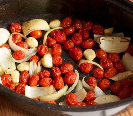 Quick Roasted Cherry Tomato Spaghetti Sauce