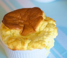 Fluffy Asparagus and Goat Cheese Soufflés