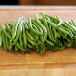Prepare the green beans