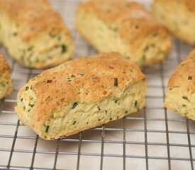 Cheddar Cornmeal Biscuits with Chives