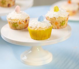 Easter Yogurt Lemon Cupcakes with Lemon Cream Cheese Frosting