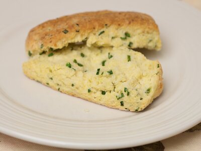 Cheddar Cornmeal Biscuits with Chives