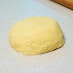 The mixed dough