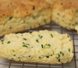 Cheddar Cornmeal Biscuits with Chives