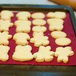 The baked cookies