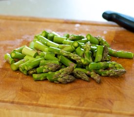 Asparagus, Tofu and Quinoa Salad with Parmesan and Walnuts