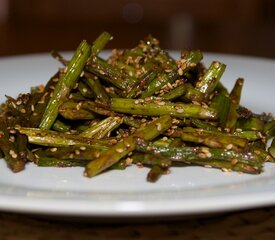 Roasted Sesame Balsamic Asparagus