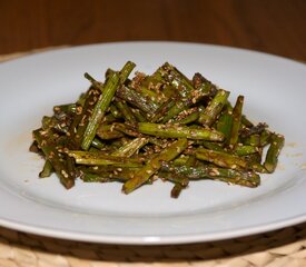 Roasted Sesame Balsamic Asparagus