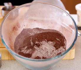 Easter Chocolate Cake with Chocolate Sour Cream Frosting