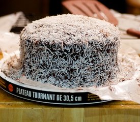 Easter Chocolate Cake with Chocolate Sour Cream Frosting