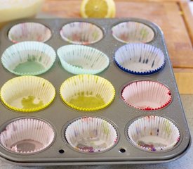 Moist Yogurt Lemon Cupcakes