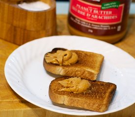 Toasts with Peanut Butter and Sea Salt