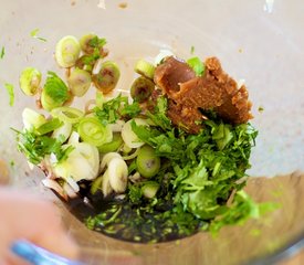 Fresh Vegetable Salad with Miso Dressing