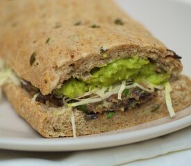 Easy Black Bean and Avocado Sandwich