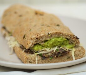 Easy Black Bean and Avocado Sandwich