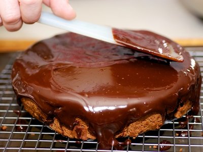 Flourless Chocolate Torte with Ganache