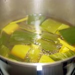 Finish the enriched veggie stock