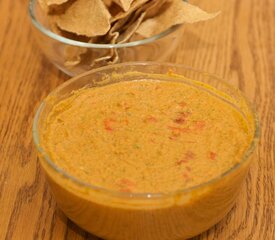 Roasted Bell Pepper and Bean Dip