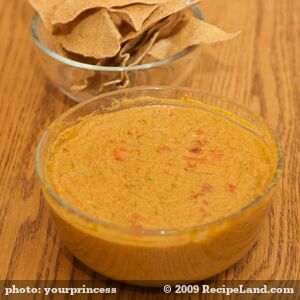 Roasted Bell Pepper and Bean Dip