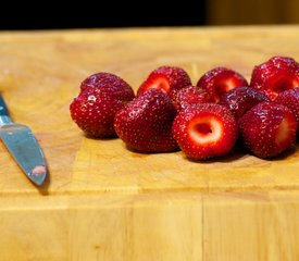 Strawberry Panna Cotta with Strawberry Compote