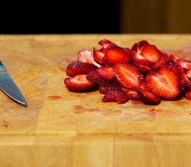 Strawberry Panna Cotta with Strawberry Compote