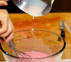 Strawberry Panna Cotta with Strawberry Compote