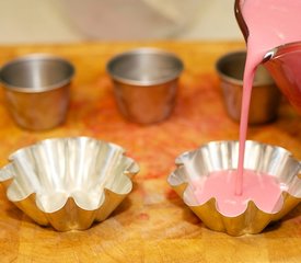 Strawberry Panna Cotta with Strawberry Compote