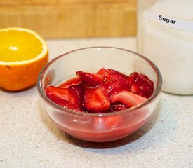 Strawberry Panna Cotta with Strawberry Compote