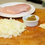 Poach the chicken breasts