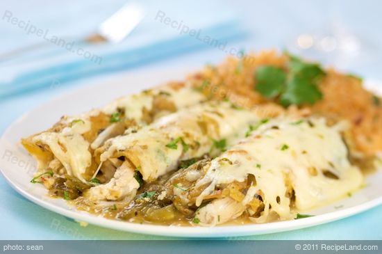 Chicken Enchiladas Verde (Green)